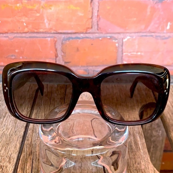 CELINE NEW CL 41044/S Brown Havana Tortoise Square Sunglasses main image 7